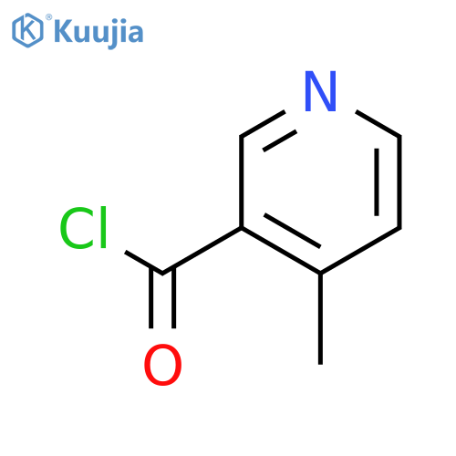 3-Pyridinecarbonylchloride, 4-methyl- structure