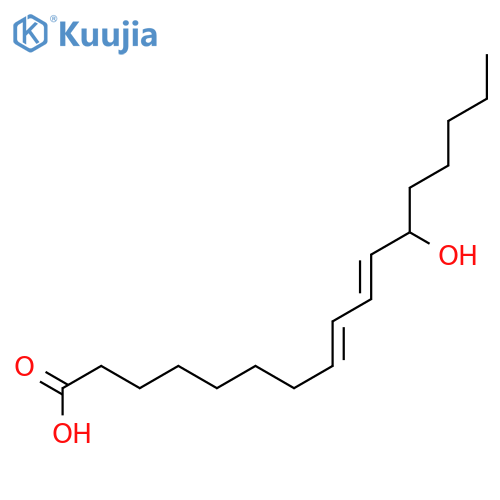 8,10-Heptadecadienoicacid, 12-hydroxy- structure
