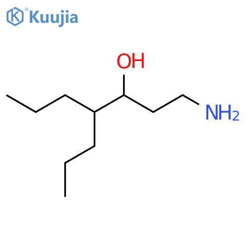 1-amino-4-propylheptan-3-ol structure
