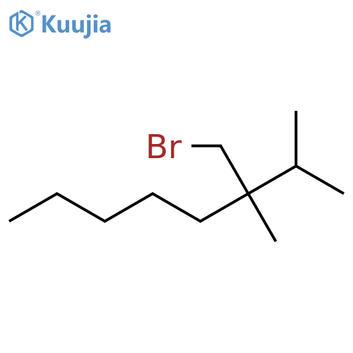 3-(Bromomethyl)-2,3-dimethyloctane structure