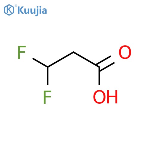 3,3-Difluoropropanoic acid structure