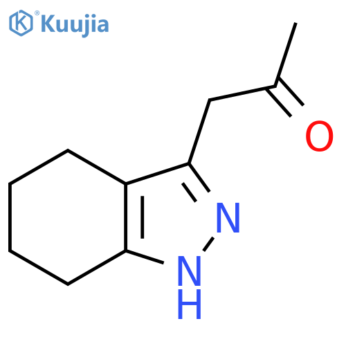 1-(4,5,6,7-Tetrahydro-1H-indazol-3-yl)propan-2-one structure