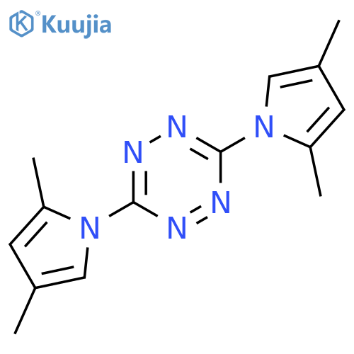 3,6-Bis(2,4-Dimethyl-1H-pyrrol-1-yl)-1,2,4,5-tetrazine structure