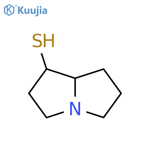 Hexahydro-1h-pyrrolizine-1-thiol structure