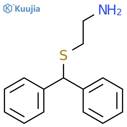 Ethanamine,2-[(diphenylmethyl)thio]- structure
