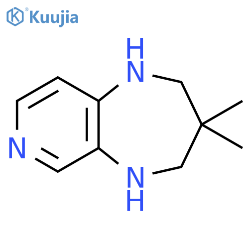 3,3-DIMETHYL-1H,2H,3H,4H,5H-PYRIDO3,4-B1,4DIAZEPINE structure