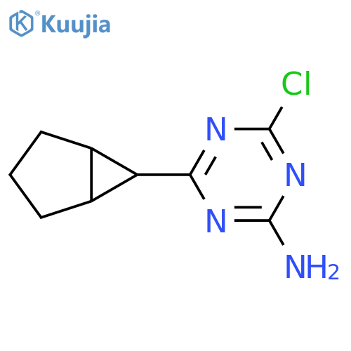 1,3,5-Triazin-2-amine, 4-bicyclo[3.1.0]hex-6-yl-6-chloro- structure