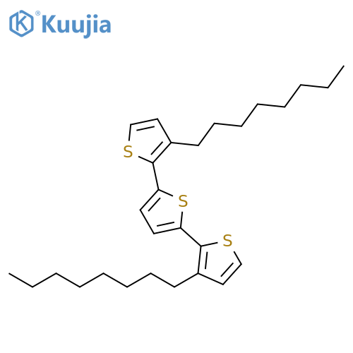 2,2':5',2''-Terthiophene, 3,3''-dioctyl- structure
