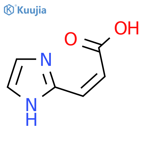 (Z)-3-(1H-Imidazol-2-yl)acrylic acid structure