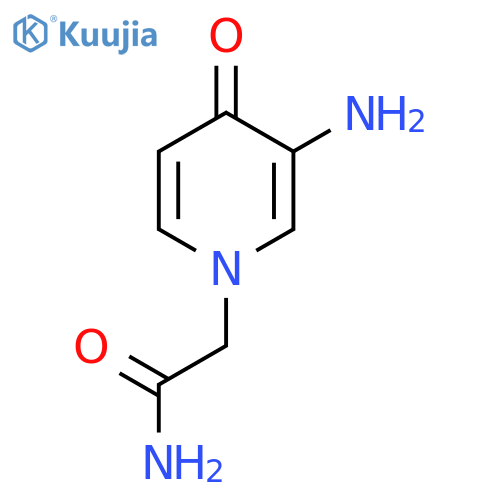2-(3-Amino-4-oxo-1,4-dihydropyridin-1-yl)acetamide structure
