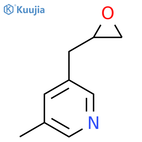 3-methyl-5-(oxiran-2-yl)methylpyridine structure