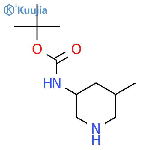 Tert-Butyl (5-methylpiperidin-3-yl)carbamate structure