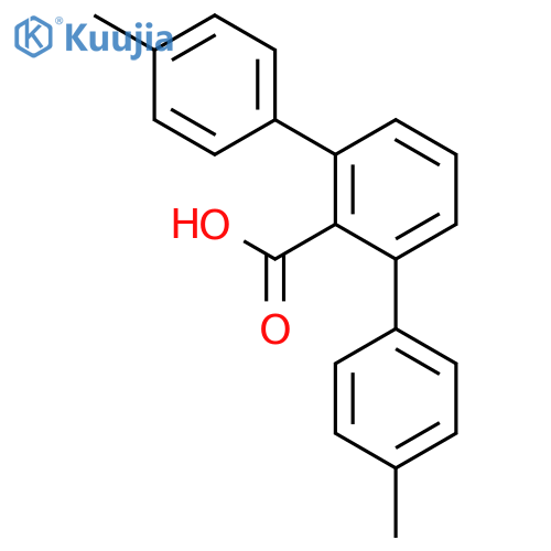[1,1':3',1''-Terphenyl]-2'-carboxylic acid, 4,4''-dimethyl- structure