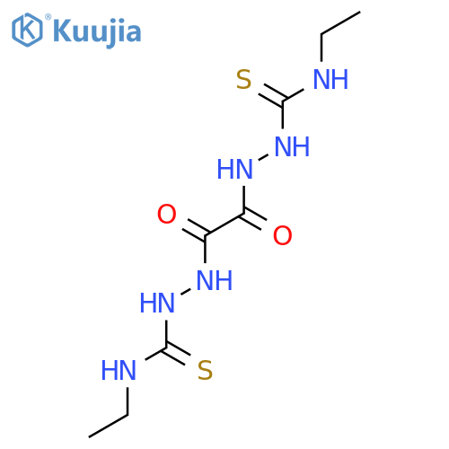 Ethanedioic acid, bis[2-[(ethylamino)thioxomethyl]hydrazide] structure