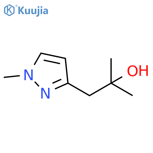 2-methyl-1-(1-methyl-1H-pyrazol-3-yl)propan-2-ol structure