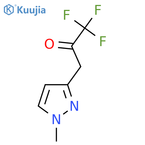 1,1,1-trifluoro-3-(1-methyl-1H-pyrazol-3-yl)propan-2-one structure