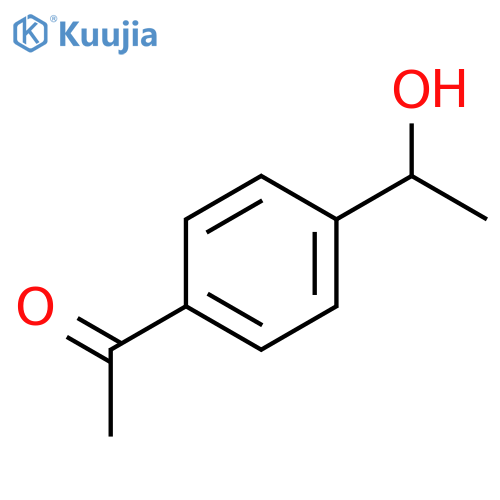 Ethanone, 1-[4-(1-hydroxyethyl)phenyl]- structure