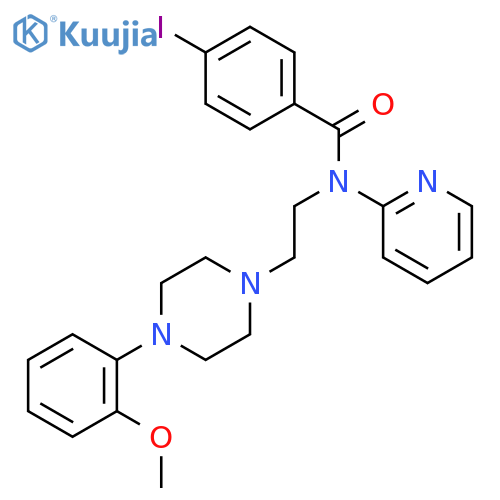 Benzamide,4-iodo-N-[2-[4-(2-methoxyphenyl)-1-piperazinyl]ethyl]-N-2-pyridinyl- structure