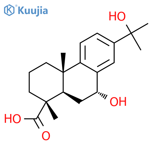7α,15-Dihydroxydehydroabietic acid structure