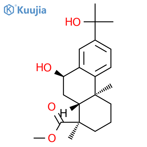 7,15-Dihydroxydehydroabietic acid methyl ester structure