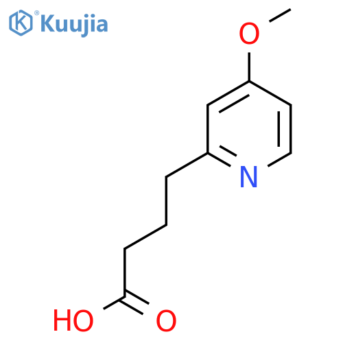 4-(4-methoxypyridin-2-yl)butanoic acid structure