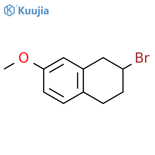 2-bromo-7-methoxy-1,2,3,4-tetrahydronaphthalene structure