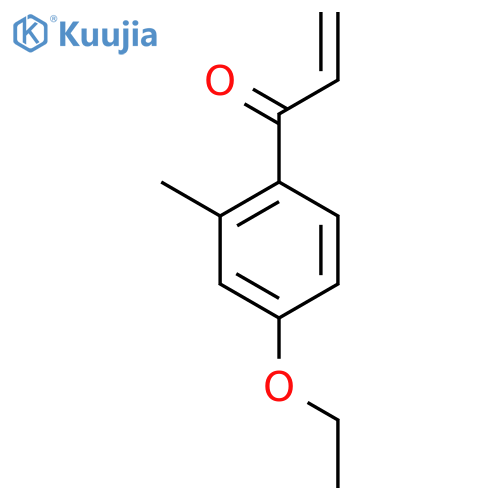 1-(4-ethoxy-2-methylphenyl)prop-2-en-1-one structure