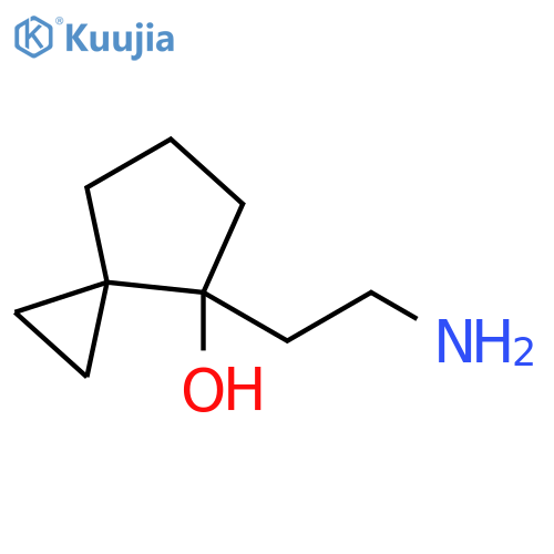 Spiro[2.4]heptan-4-ol, 4-(2-aminoethyl)- structure