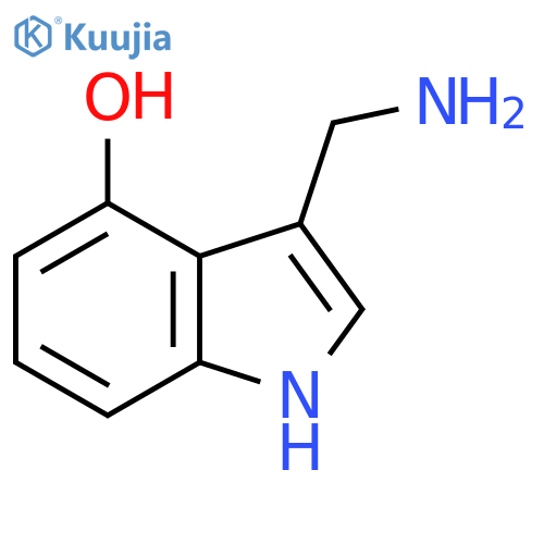 3-(Aminomethyl)-1H-indol-4-ol structure