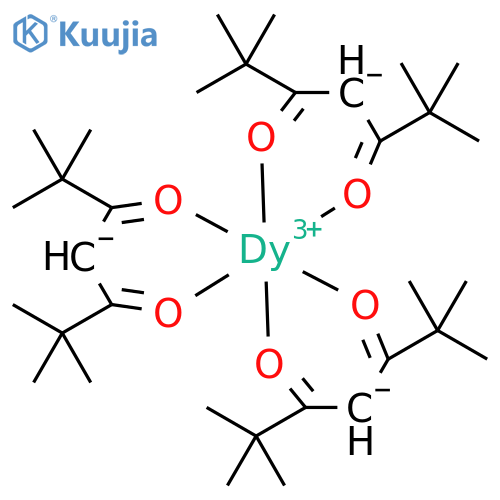 Tris(2,2,6,6-tetramethyl-3,5-heptanedionato)dysprosium(III) structure