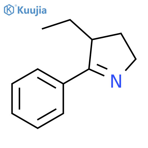 2H-Pyrrole, 4-ethyl-3,4-dihydro-5-phenyl- structure