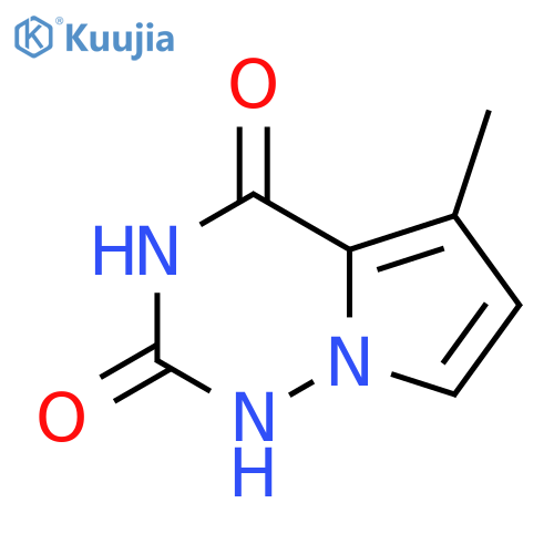 5-methyl-1H,2H,3H,4H-pyrrolo[2,1-f][1,2,4]triazine-2,4-dione structure