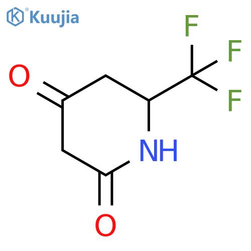 6-(trifluoromethyl)piperidine-2,4-dione structure