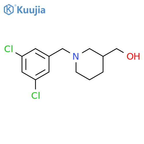 (1-(3,5-dichlorobenzyl)piperidin-3-yl)methanol structure