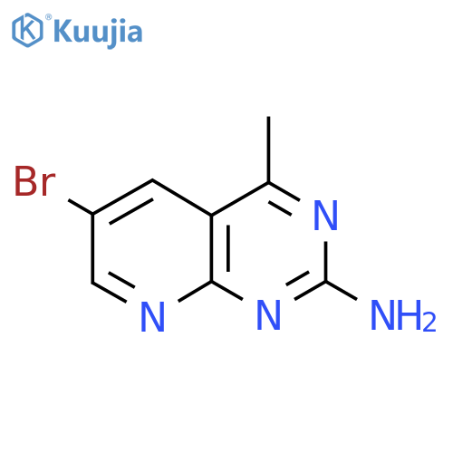 6-Bromo-4-methylpyrido[2,3-d]pyrimidin-2-amine structure