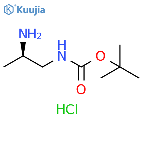 (R)-tert-Butyl (2-aminopropyl)carbamate hydrochloride structure