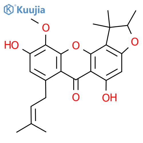 Caloxanthone B structure