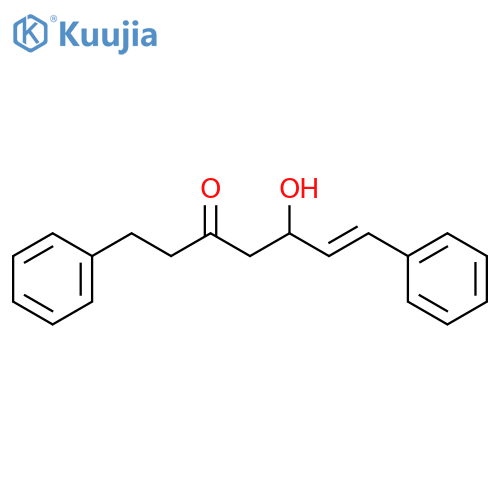 6-Hepten-3-one, 5-hydroxy-1,7-diphenyl-, (6E)- structure