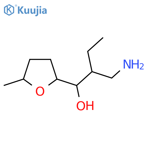 2-(Aminomethyl)-1-(5-methyloxolan-2-yl)butan-1-ol structure