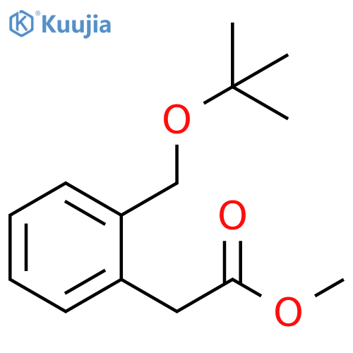 Methyl 2-{2-(Tert-butoxy)methylphenyl}acetate structure