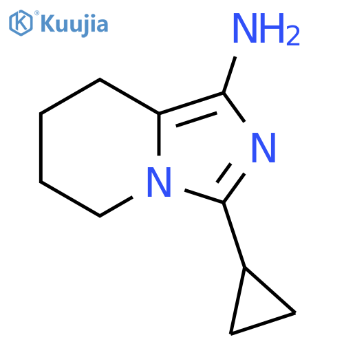 3-Cyclopropyl-5,6,7,8-tetrahydroimidazo[1,5-a]pyridin-1-amine structure