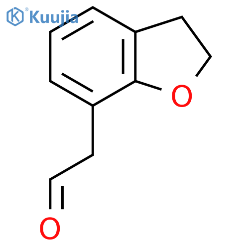 2-(2,3-dihydro-1-benzofuran-7-yl)acetaldehyde structure