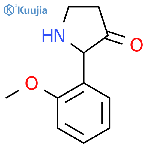 2-(2-Methoxyphenyl)pyrrolidin-3-one structure