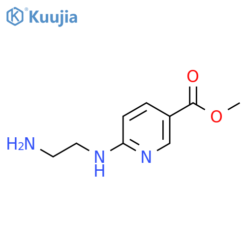 methyl 6-(2-aminoethyl)aminopyridine-3-carboxylate structure
