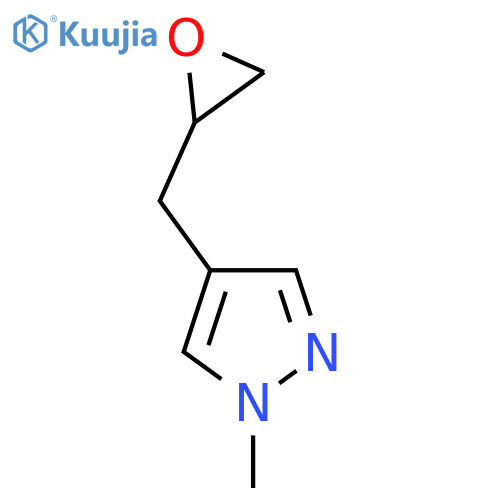 1-methyl-4-(oxiran-2-yl)methyl-1H-pyrazole structure