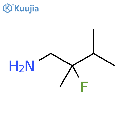 2-fluoro-2,3-dimethylbutan-1-amine structure