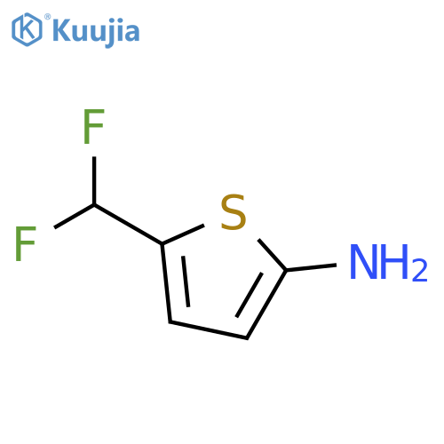 5-(Difluoromethyl)thiophen-2-amine structure