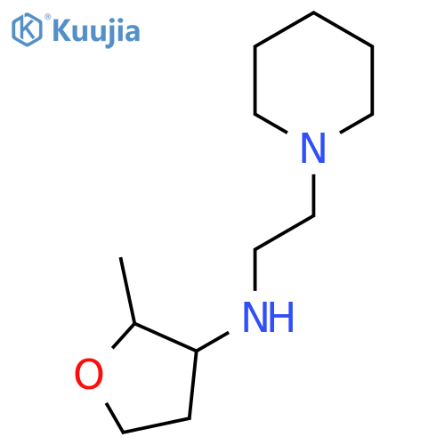 2-methyl-N-2-(piperidin-1-yl)ethyloxolan-3-amine structure