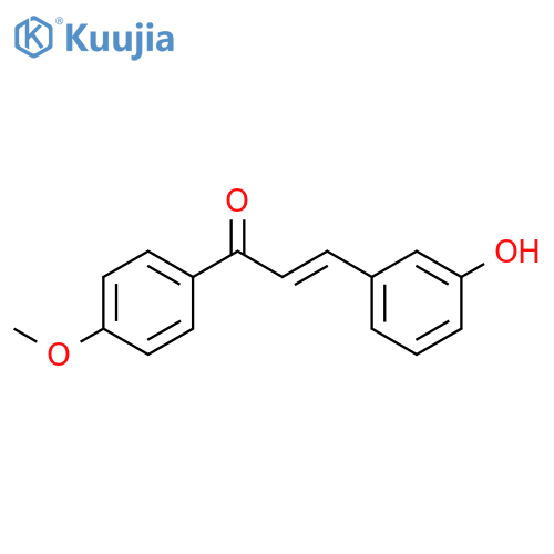 (2E)-3-(3-hydroxyphenyl)-1-(4-methoxyphenyl)prop-2-en-1-one structure