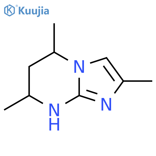 2,5,7-trimethyl-5H,6H,7H,8H-imidazo1,2-apyrimidine structure